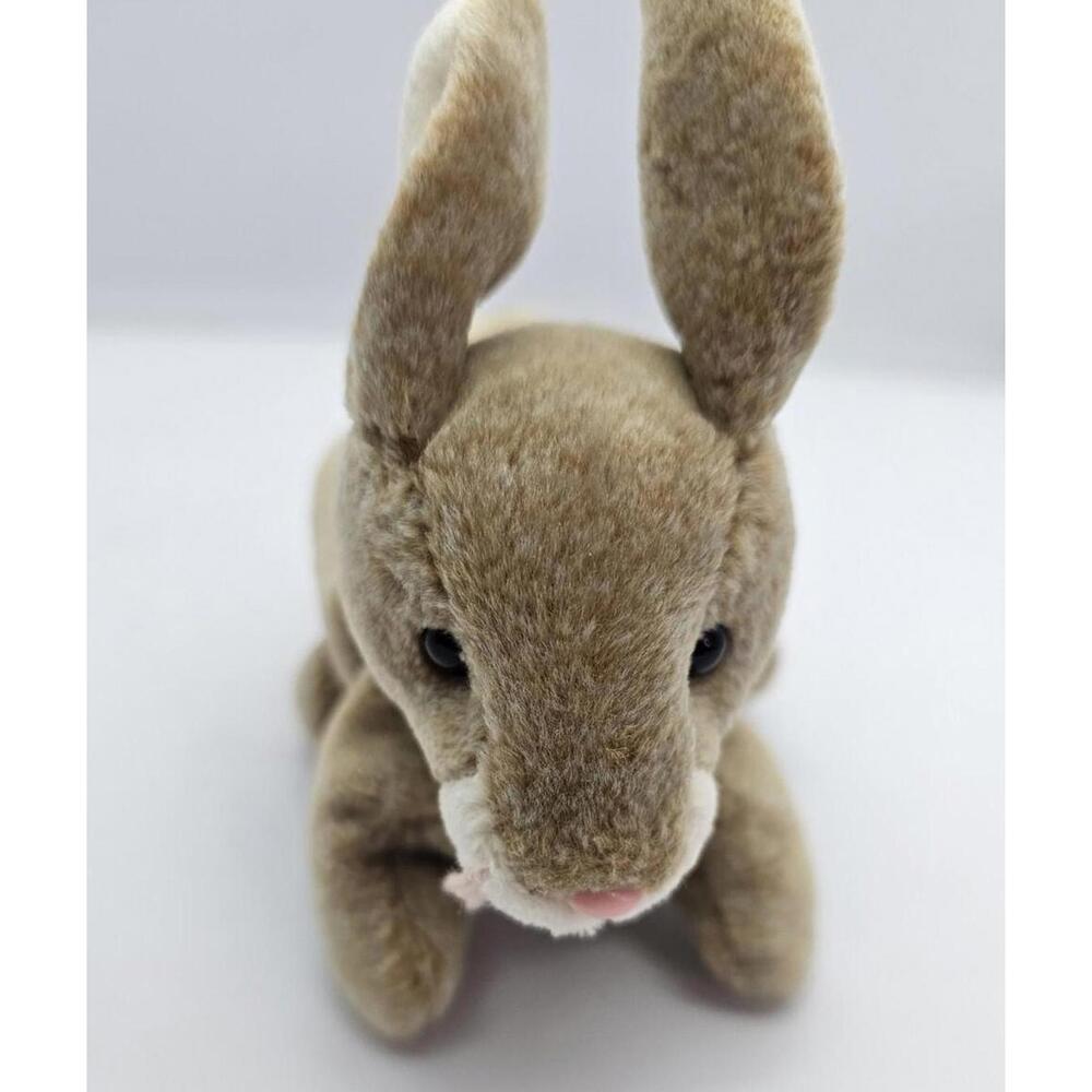 TY Nibby Bunny Rabbit Plush Brown Stuffed‎ Animal Soft Toy